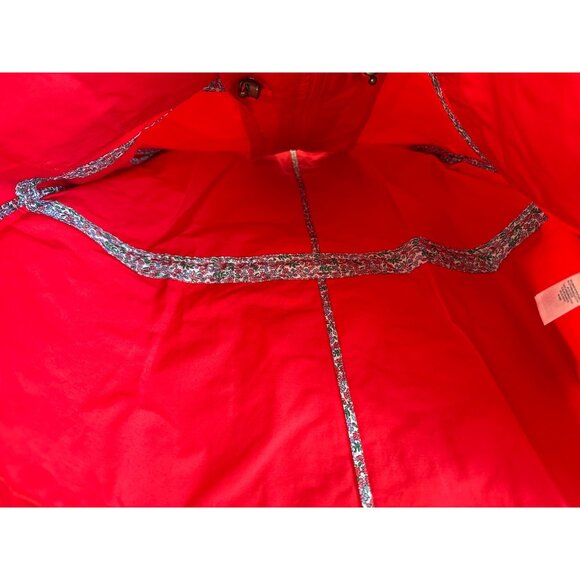 Lands End Womens Red Hooded Jacket Cotton/Polyester Blend Size S Style 506968 - Picture 13 of 15